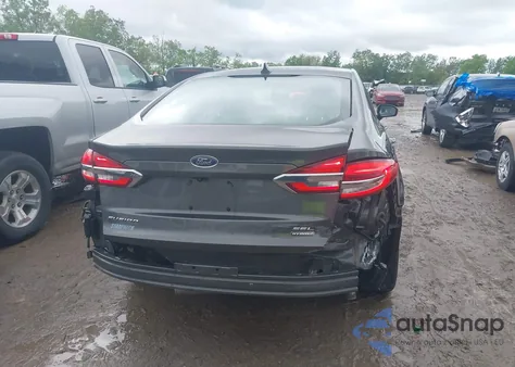 2020 Ford Fusion Hybrid Sel из США, поврежденный, VIN 3FA6P0MU0LR186037
